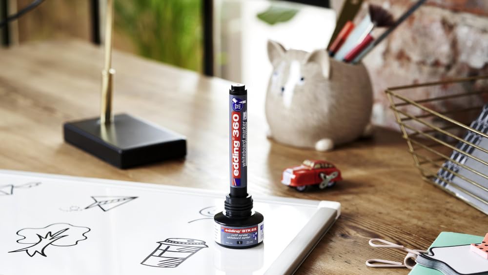 - Edding 360 whiteboard marker set | multi-coloured | 8 whiteboard pens -