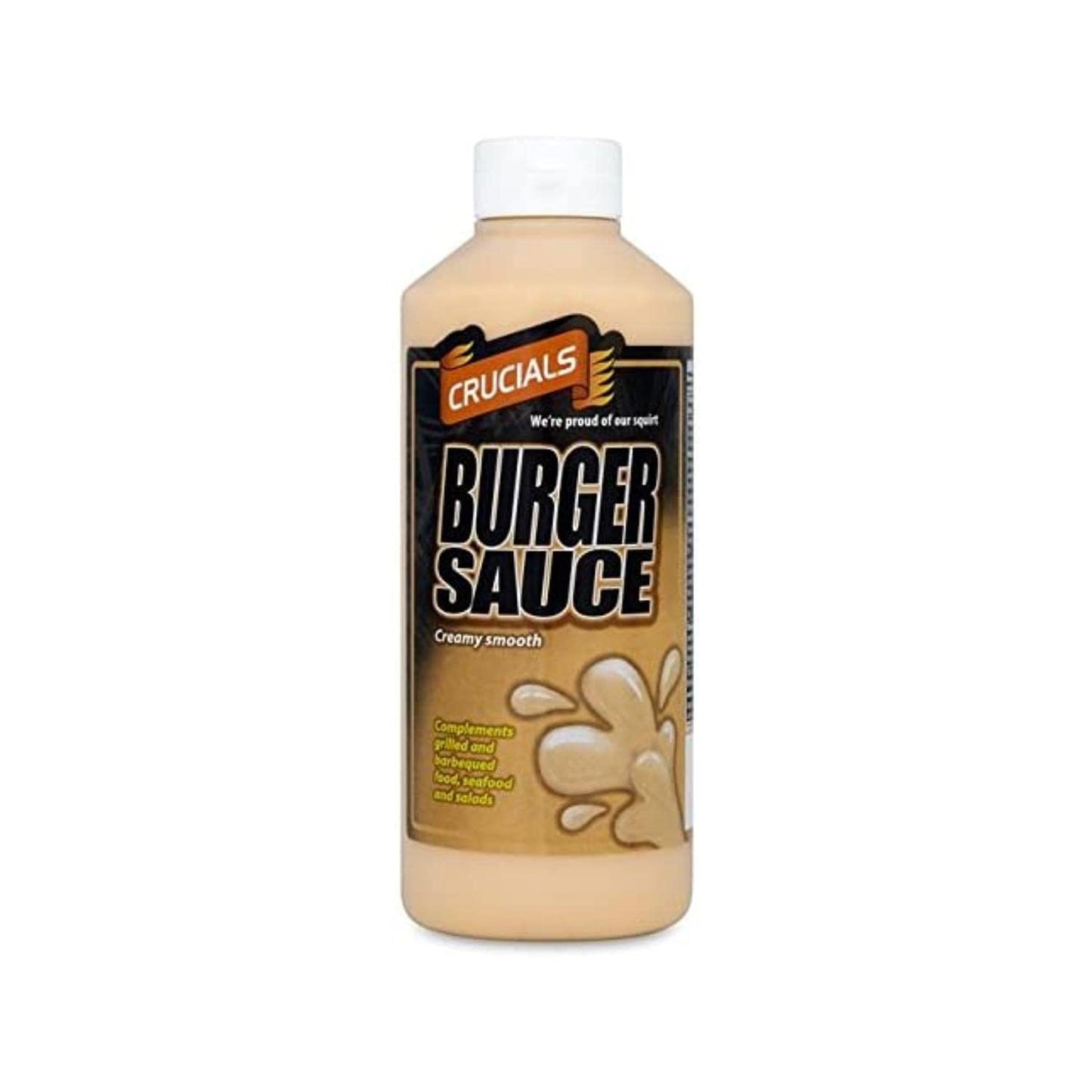 Crucials 5 Pack Sauces BBQ Sweet Chilli Spicy Mayo Garlic Burger 500ml x 5
