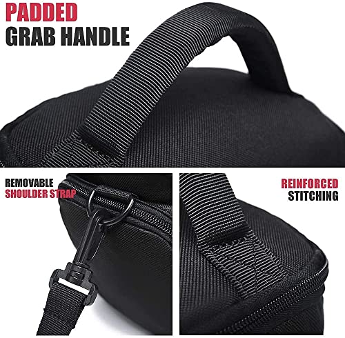 Cwatcun Camera Bag, Single Shoulder Camera Bag, Sling Crossbody Compact Camera Bag Case Compatible for Canon Nikon Sony SLR DSLR Mirrorless Cameras and Lenses Water Resistant Camera Bag Black Small