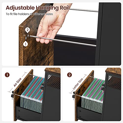 - VASAGLE Filing Cabinet Office File Cabinet -