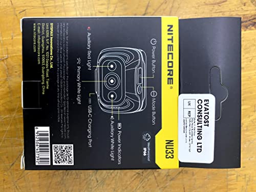 - Nitecore NU33 700 Lumen Aluminum Headlamp | Triple Light Sources | USB-C Rechargeable -