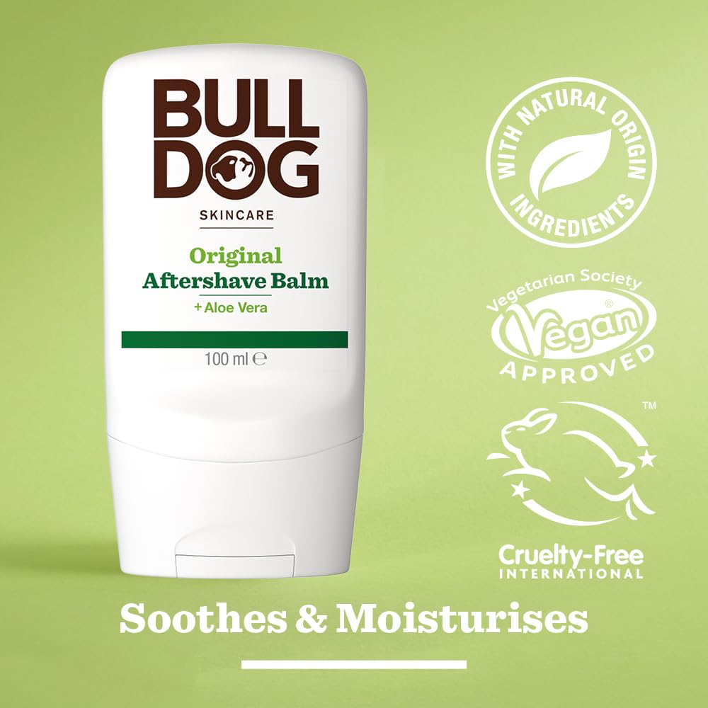 BULLDOG SKINCARE - Original After Shave Balm For Men | Soothes & Moisurises | 100 ml