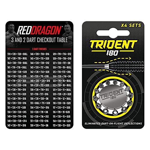 - RED DRAGON 200 Piece Darts Custom Fit Pack Set | Includes Flights | Shafts and Accessories -