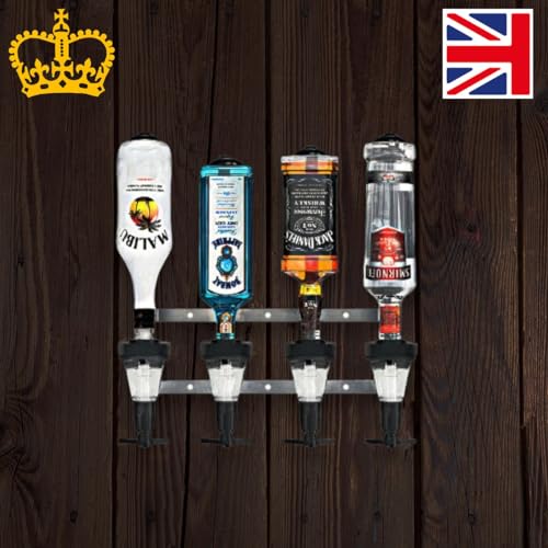 - Professional 2/4/6 Bottle Optics for Home Bar UK Made  | Bar Butler Shot Measure Bracket -