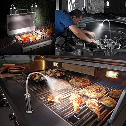 - MojiDecor BBQ Barbecue Grill Light | Magnetic 360 Degree Adjustable BBQ Light -