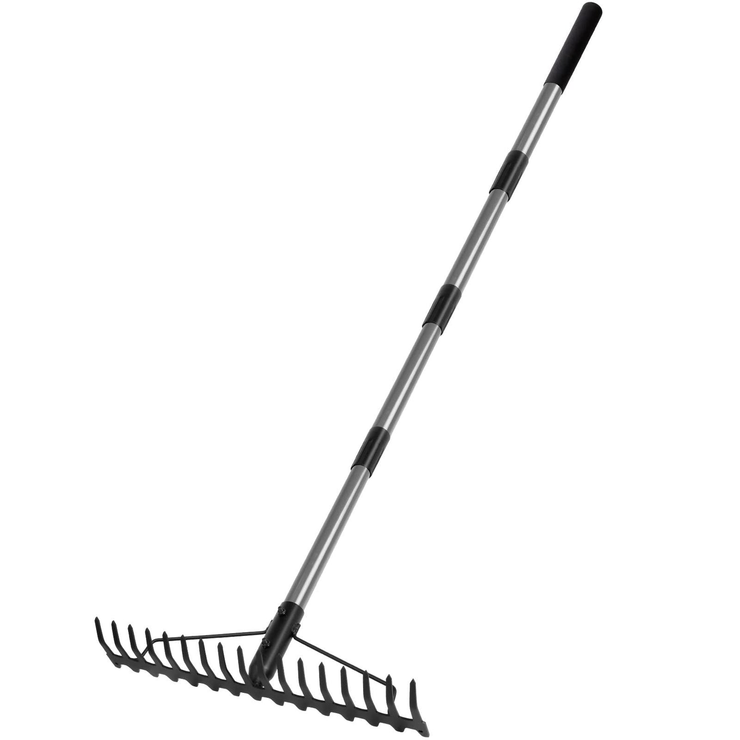 - Walensee 5.4FT Bow Rake Heavy Duty Garden Rake with Stainless Steel Handle