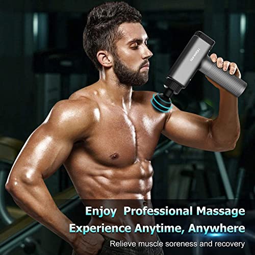 - Massage Gun Deep Tissue | Powerful 30 Speeds Percussion Muscle Massager | 2600mah -