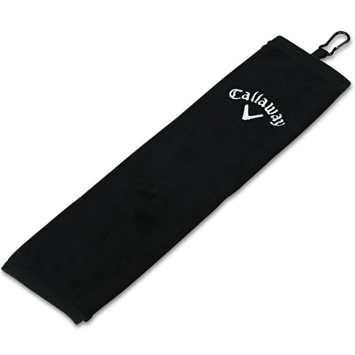 Callaway Unisex Golf Trifold Towel, Black, 16 x 21 Inches