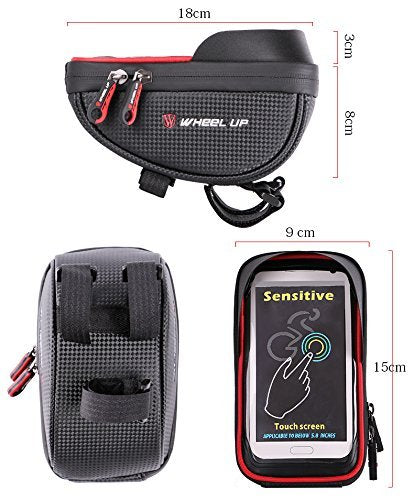 - XPhonew Bike Handlebar Bag, Bicycle Phone Mount, Waterproof.