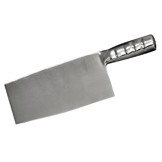 - Vogue L259 Stainless Steel Chinese Cleaver, Silver, 20.5 cm Blade Length -