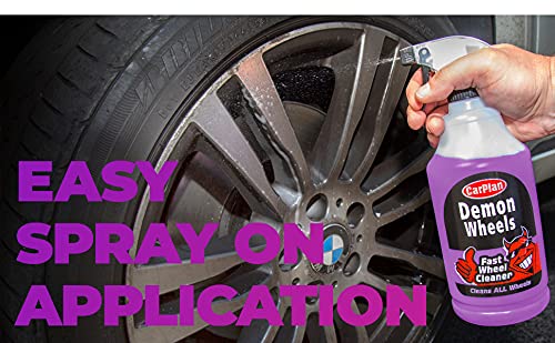 CarPlan Demon Wheels, Fast Wheel Cleaner, 1 Litre (Pack of 2)