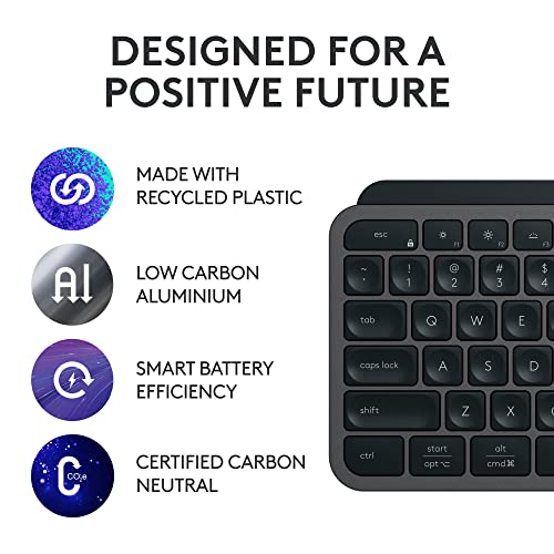- Logitech MX Keys S Wireless Keyboard | Low Profile | Fluid Quiet Typing | Programmable -