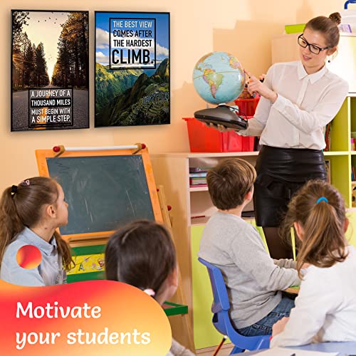 - Motivational Posters | Inspirational Quotes Wall Art Set of 6 -