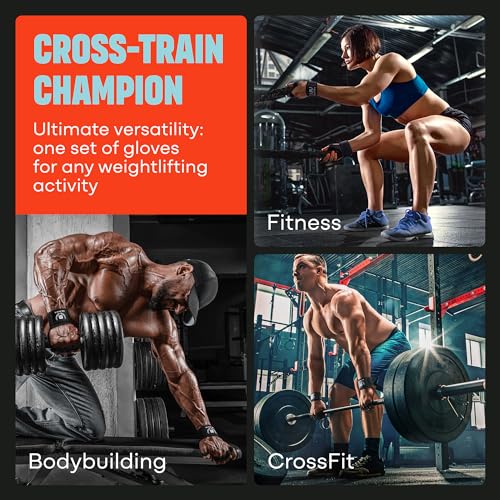 - MAVA Open Gym Gloves | Padded Weight Lifting Gloves with Wrist Support -