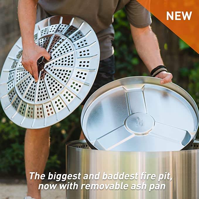 - Solo Stove Yukon 2.0 with Stand, Smokeless Fire Pit | Portable Wood Burning Fireplace -