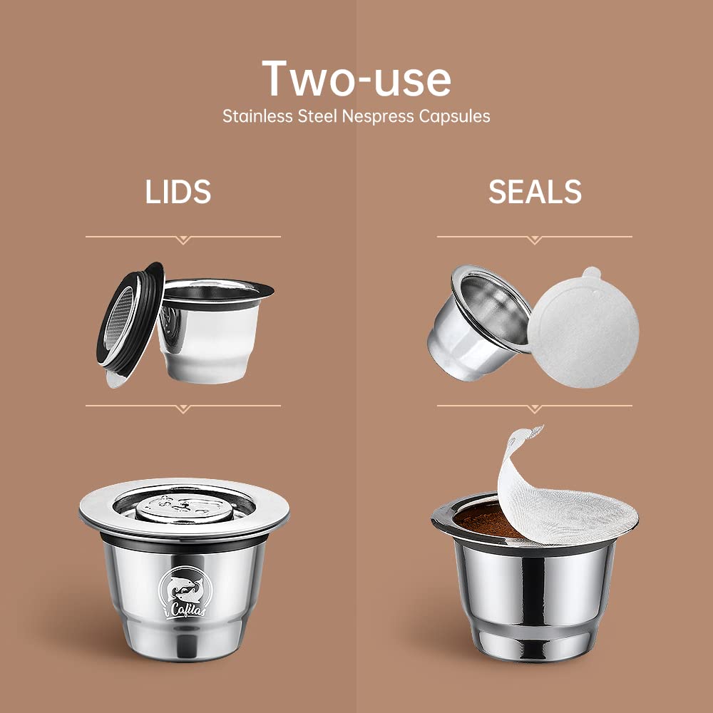 - Refillable Nespresso Coffee Capsule Stainless Steel Refill Capsule | Reusable Refill Capsule -
