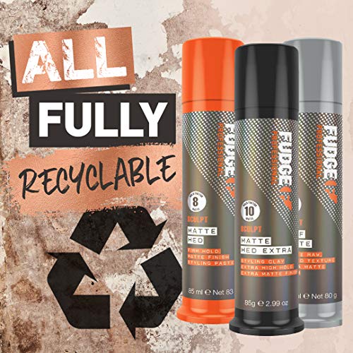 - Fudge Professional Hair Shaper Wax for Men | Medium Hold Texturizing Hair Cream | Matte Finish -