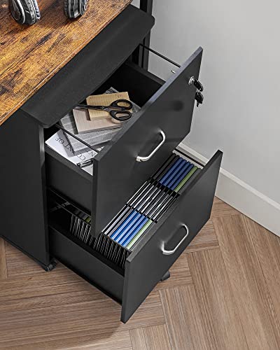 - VASAGLE Filing Cabinet with 2 Drawers -