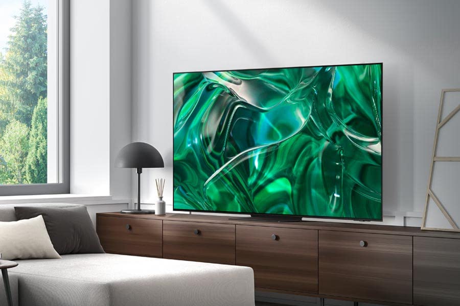 65 Inch S95C 4K OLED HDR Smart TV (2023) OLED TV With Quantum Dot Colour, Anti Reflection Screen, Dolby Atmos Surround Sound, 144hz Gaming Software & Laserslim Design With Alexa