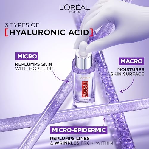 - L'Oreal Paris Revitalift Filler | Pure Concentrated Hyaluronic Acid Dropper Serum | 30ml -