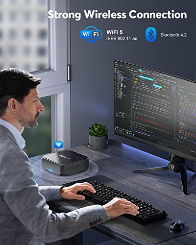 - NiPoGi Mini PC | 12th Gen Ιntel Alder Lake N100 Mini Computer | (up to 3.4 GHz) | 16GB RAM 512GB -