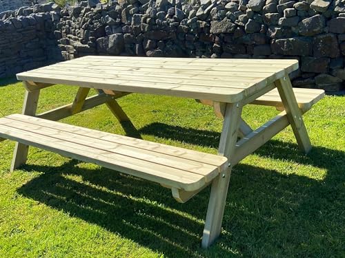 - MG Wooden Picnic Tables | 6ft Length -