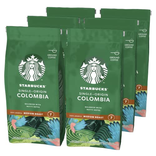 - STARBUCKS Single-Origin Colombia | Medium Roast | Ground Coffee 200g (Pack Of 6) -