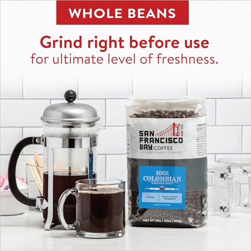 - San Francisco Bay Coffee Colombia Supremo | Whole Bean | 908g -