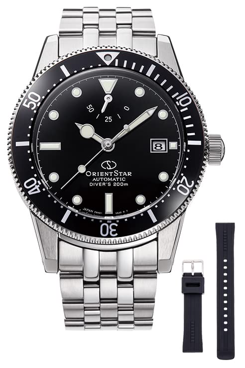 - Orient Star Men's Metal Sport Diver 1964 2nd Edition Watch | Black -