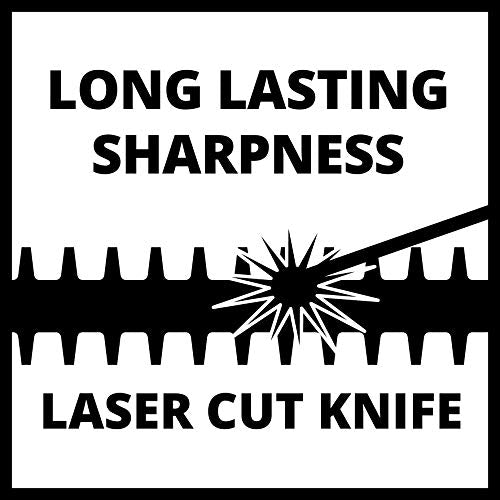 - Einhell GE-PH 2555A Petrol Hedge Trimmer | 55cm (22 Inch) Cutting Length | Laser-Cut Diamond-Ground Steel Blades -