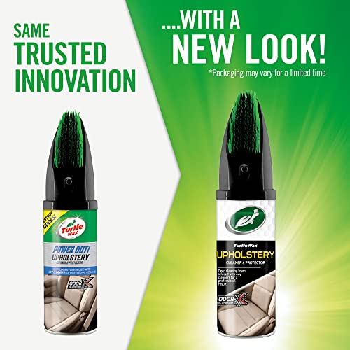 - Turtle Wax 52736 | Power Out Car Interior Upholstery | Seat Cleaner | Stain & Odour Remover with Brush | 400ml -