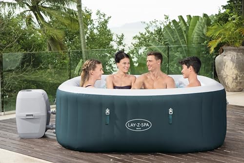 - Lay-Z-Spa Ibiza | AirJet Inflatable Hot Tub Spa | 4-6 person -