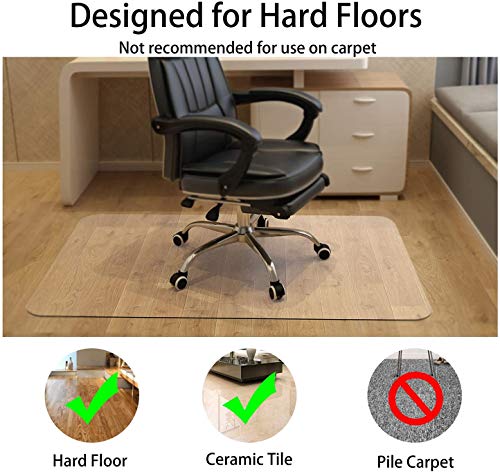 - NATRKE Office Chair Mat for Hard Floors | Desk Chair Mat Large 92 x 122 cm -