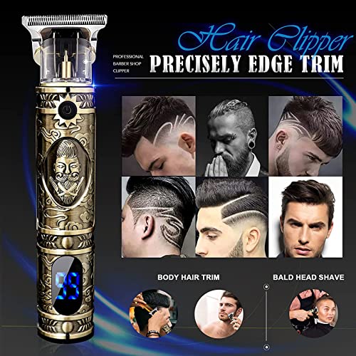 - Hair Clippers Beard Trimmer for Men | Professional Cordless Hair Trimmer T-Bladeds Outliner -