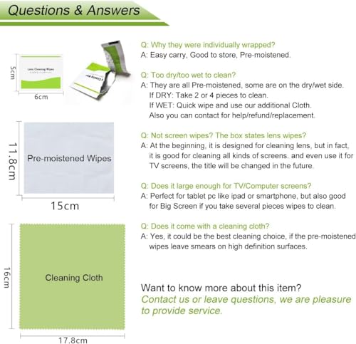 - Screen Wipes | Screen Cleaner Wipes | Cleaning Wipes for Monitor/Laptop/iPad/Mobile Phone/LCD TV/Tablet PC/Keyboard Cleaning Kit -