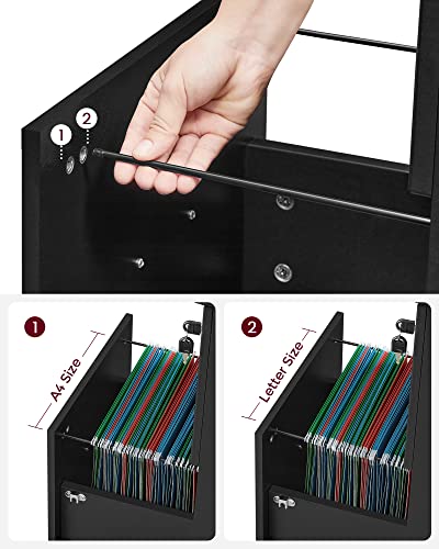 - VASAGLE Filing Cabinet with 2 Drawers -