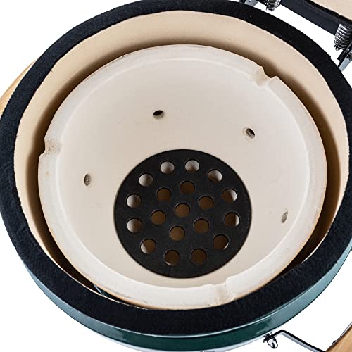 - Fire Mountain 15" Mini Ceramic BBQ Kamado Grill | Egg BBQ | Charcoal Grill, Oven and Smoker -