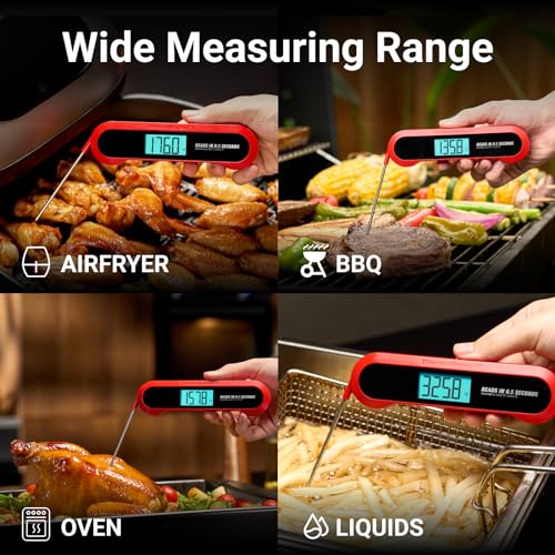 - ThermoMaven Meat Thermometer | Digital | 3X Faster 0.5s Instant Read | Food Cooking Thermometer -