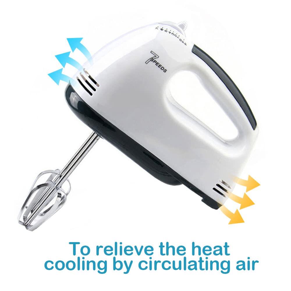 - Hand Mixer Electric New 7-Speed Mixers for Baking | Stainless Steel Electric Hand Whisk | Electric Whisk Hand Mixer -