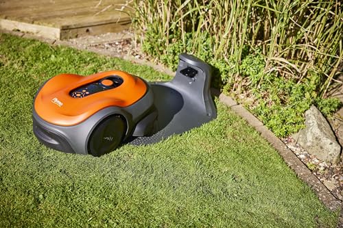 - Flymo UltraLife 600 Robotic Lawnmower | Automated Cutting | Cut-To-Edge Precision | Smart Technology | Wireless Connectivity -