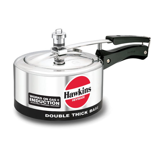 - Hawkins Hevibase Induction Compatible Pressure Cooker | 2 Litre -