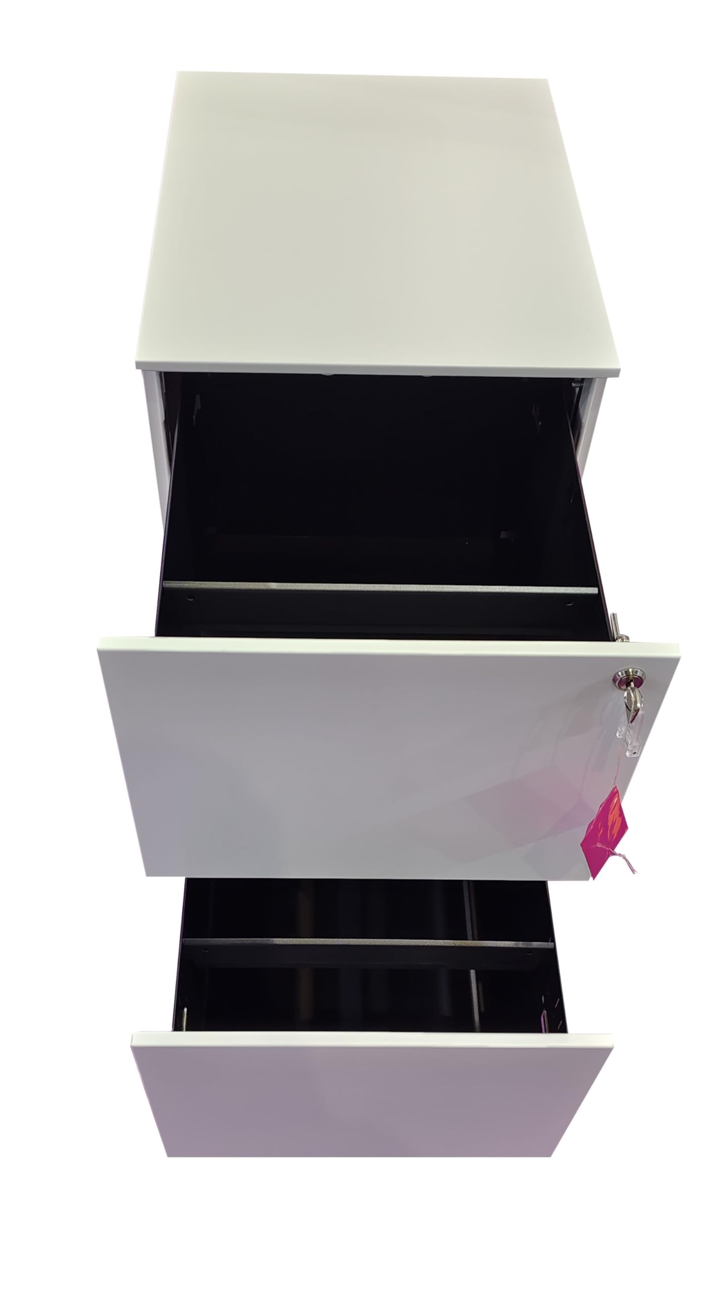 - Requena 2 Drawers Mobile File Cabinet |With Wheels & Lockable | A4 Metal Filing Cabinet With Key -