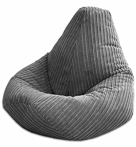 - Jumbo Cord Beanbag Chair | Large Bean Bags in Plush High back Beanbags -