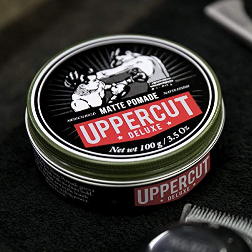 - Uppercut Deluxe Matte Pomade Hair Styling Product For Men With A Medium Hold -
