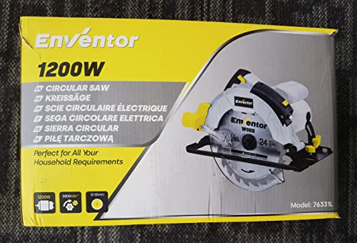 - Enventor Circular Saw | 1200W 5800RPM Pure Copper Motor Electric Circular Saws -