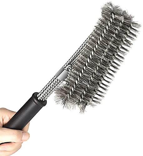 Coocnh Barbecue Brushes,Grill Brush,BBQ Brush for Grill,18" Grill Brush - Stainless Steel Brush w/Wire Bristles 3-in-1 Grill Cleaner Provides Effortless Cleaning