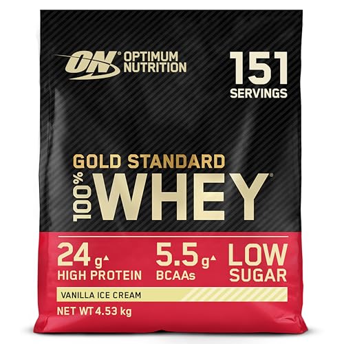 - Optimum Nutrition Gold Standard 100% Whey Muscle Building and Recovery Protein Powder -