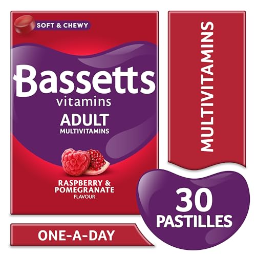 Bassetts Vitamins Adult Raspberry & Pomegranate Flavour Multivitamins 30 Gummy Pastilles
