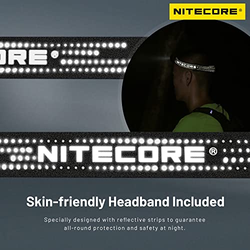 - Nitecore NU33 700 Lumen Aluminum Headlamp | Triple Light Sources | USB-C Rechargeable -