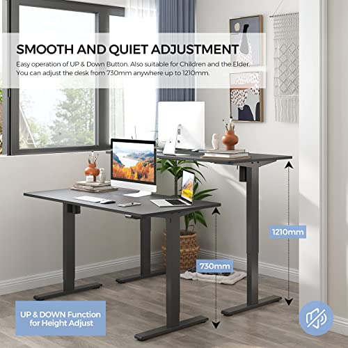 - FLEXISPOT Essential Electric Standing Desk | ONE PIECE Height Adjustable Standing Desk -